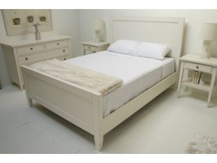 Off White Cottage Queen Bed