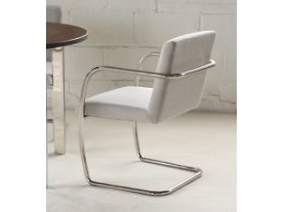 Mitchell Gold Hugo Arm Chair in Lingo Silver