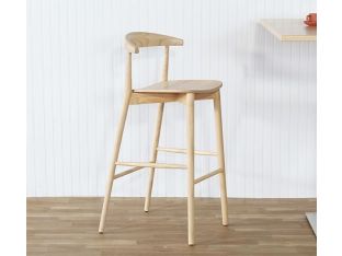 Blonde Ash Bar Stool