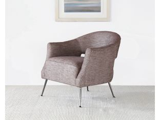 Adara Club Chair in Heathered Aubergine
