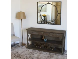 Weathered Oak Console