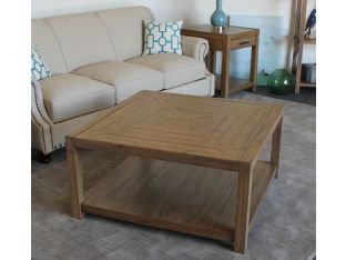 Weathered Transitions Square Coffee Table