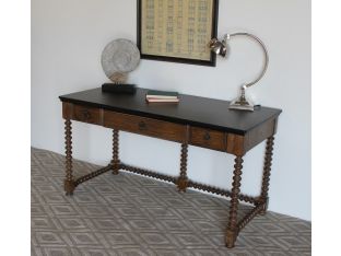 Spindle Oak Writing Desk