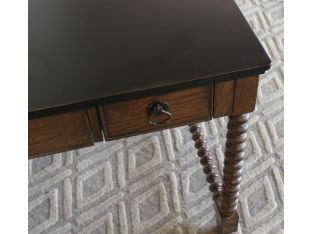 Spindle Oak Writing Desk