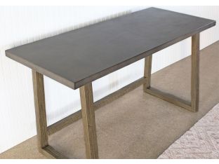 White Wash Desk With Concrete Top
