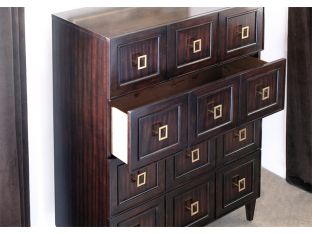 Saeple Four-Drawer Dresser in Caviar Finish