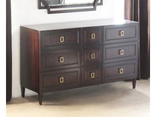 Saeple 3 Drawer Chest of Drawers in Caviar Finish