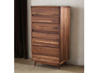 Vintage 7-Drawer Chest in American Black Walnut
