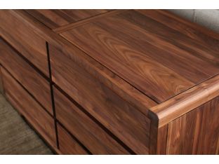Vintage 6-Drawer Dresser in American Black Walnut