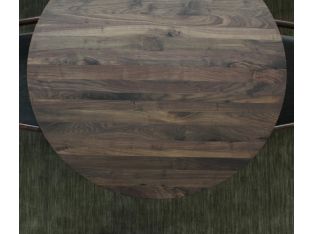 Vintage Round Danish Modern Dining Table