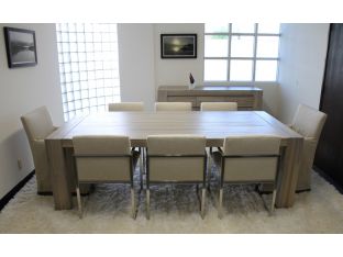 Messina Dining Table in Graywash Finish