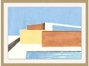 House On The Hill (Blue) 1  34W X 26H
