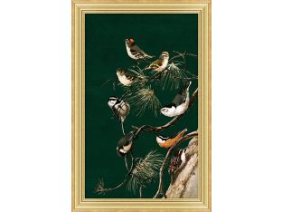 Woodland Birds 2 (Small Green)  12W X 18H