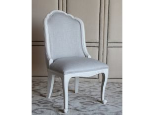 Oly Belle Side Chair in Antique White Finish
