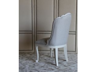 Oly Belle Side Chair in Antique White Finish
