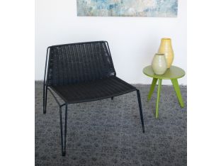 Penelope Lounge Chair In Black