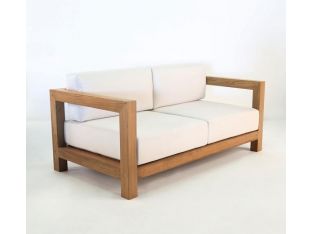 Malibu Teak Outdoor Loveseat