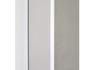 High Gloss White Standing Mirror