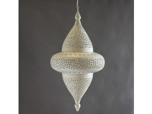 Extra Large Off White Moroccan Lantern