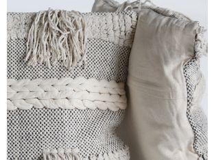 Braided Fringe Pillow