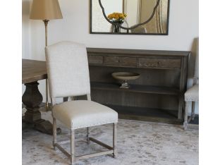 Natural Linen Side Chair
