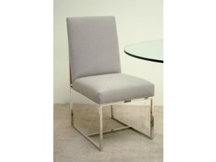 Mitchell Gold Gage Low Dining Chair in Ayers Dove