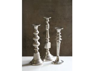 Set of 3 Dominic Candlesticks