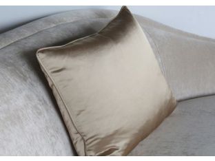 Champagne Satin Pillows