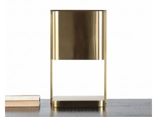 Distressed Modern Brass Table Lamp