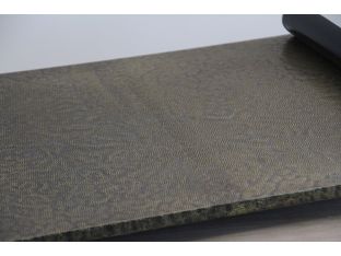 Textured Antiqued Brass Tray with Iron Handles